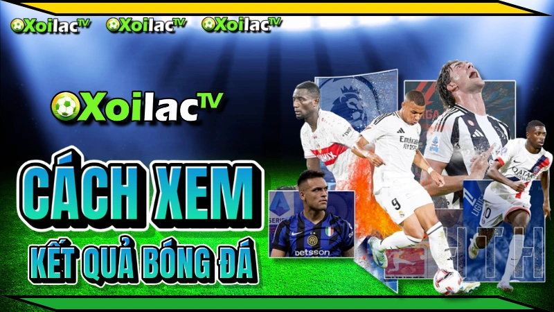 Xoilac TV - Hướng dẫn cách xem kết quả bóng đá và sử dụng tính năng livescore