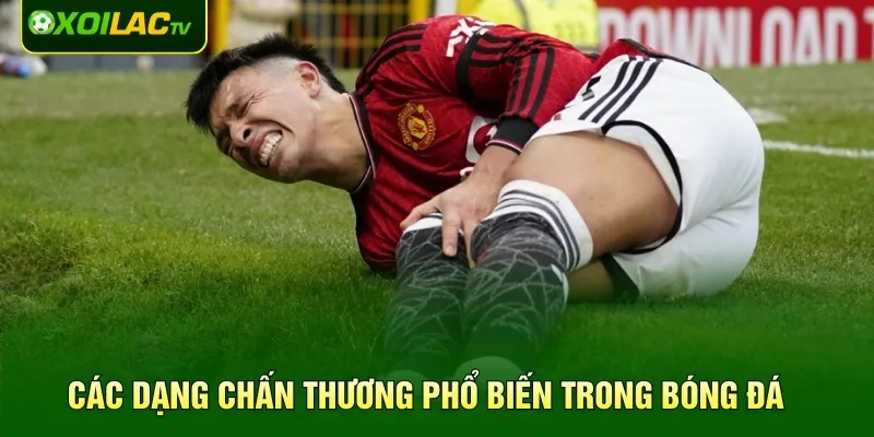 Các dạng chấn thương phổ biến trong bóng đá